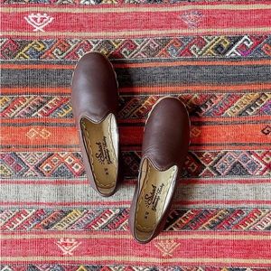 Sabah Milano Brown Leather Shoes | 38 EU Women
